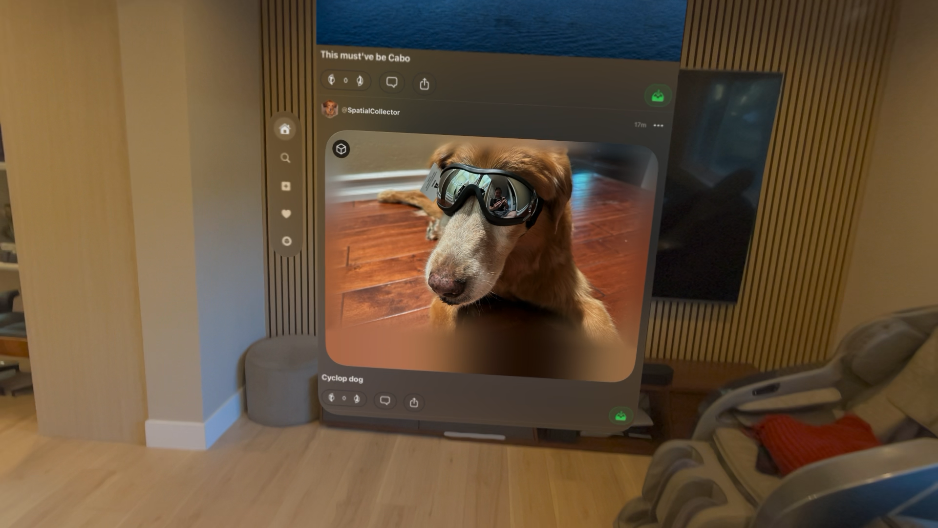 TiiHub Feed on Vision Pro